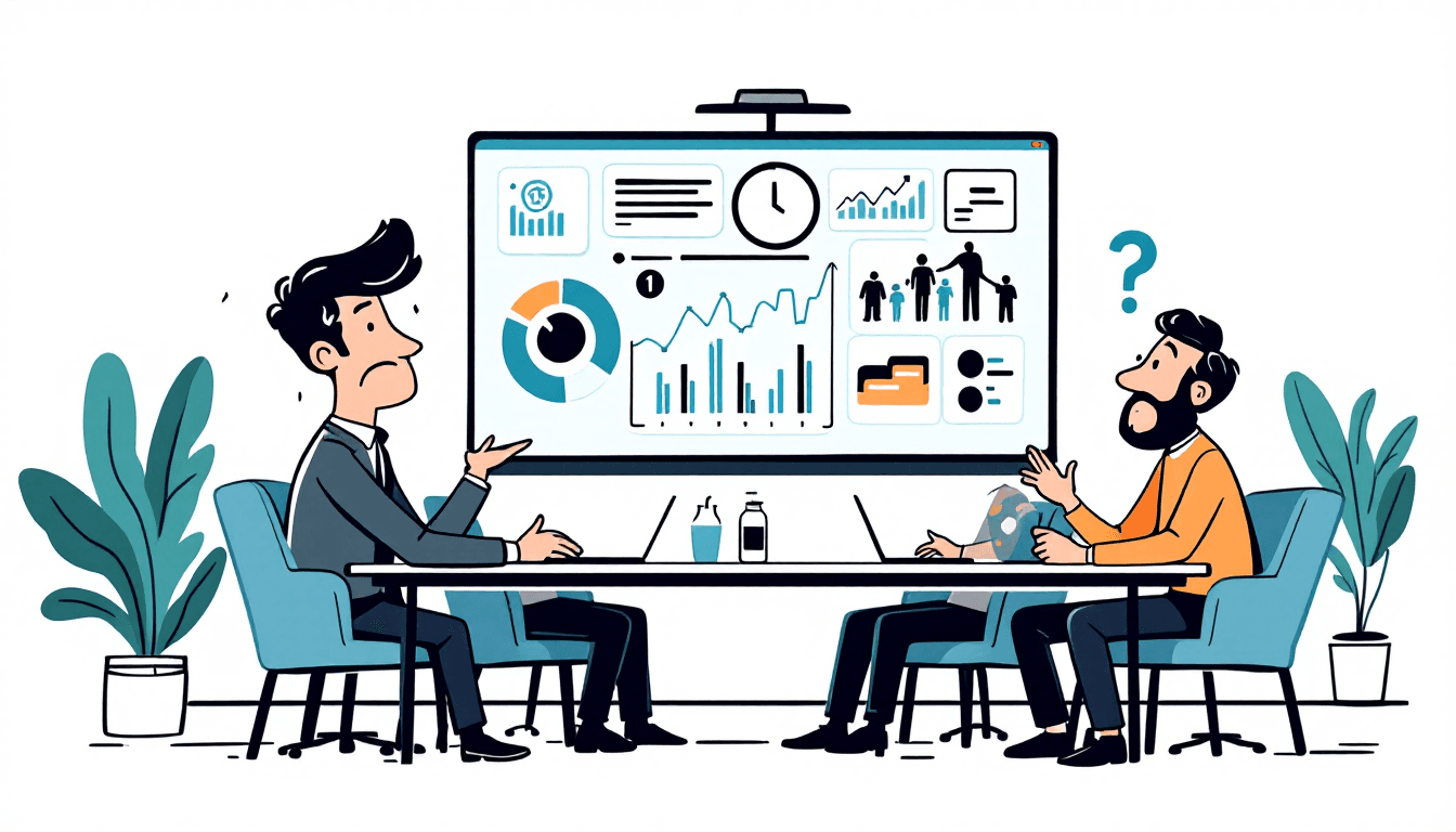 Team di vendita che utilizza strumenti di riunione AI per il tracciamento delle trattative e la conversation intelligence