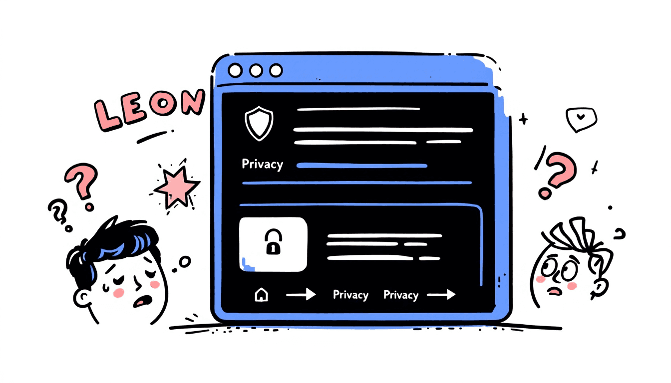 Privacy protection interface showing data encryption secure cloud storage and privacy controls for meeting AI tools with security shields