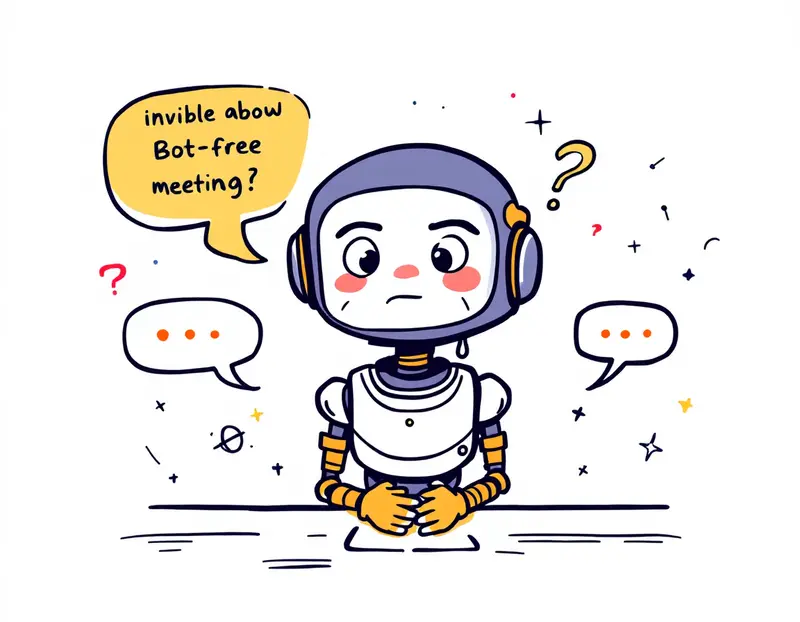 Supernormal bot-free meeting AI interface showing privacy-focused transcription and AI summaries